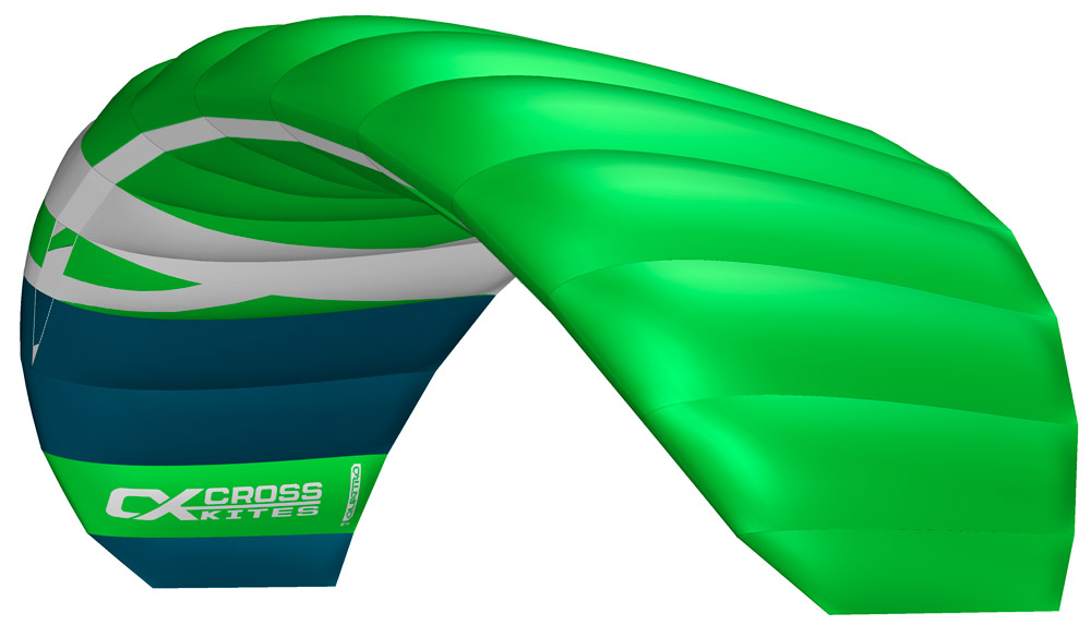 Cross Kites Quattro Green R2F